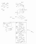Controls Governor Spring Diagram and Parts List for 21A414-0017-E1  Briggs and Stratton Engine